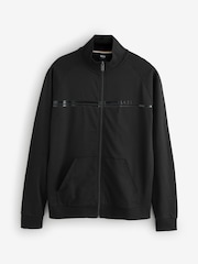 BOSS Black Authentic Regular-Fit Logo Zip Through Sweat Top - Image 4 of 4