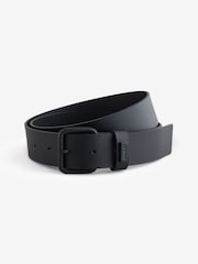 HUGO Black Brayden Logo Detail Belt - Image 1 of 1