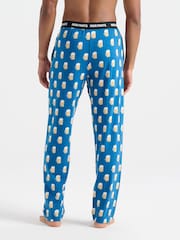 Hatley Blue Beer Mugs Pyjamas Joggers - Image 2 of 5
