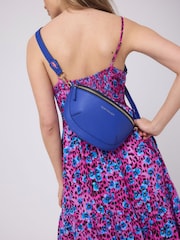 SCAMP & DUDE Blue Studded Cross Body Bag - Image 2 of 3