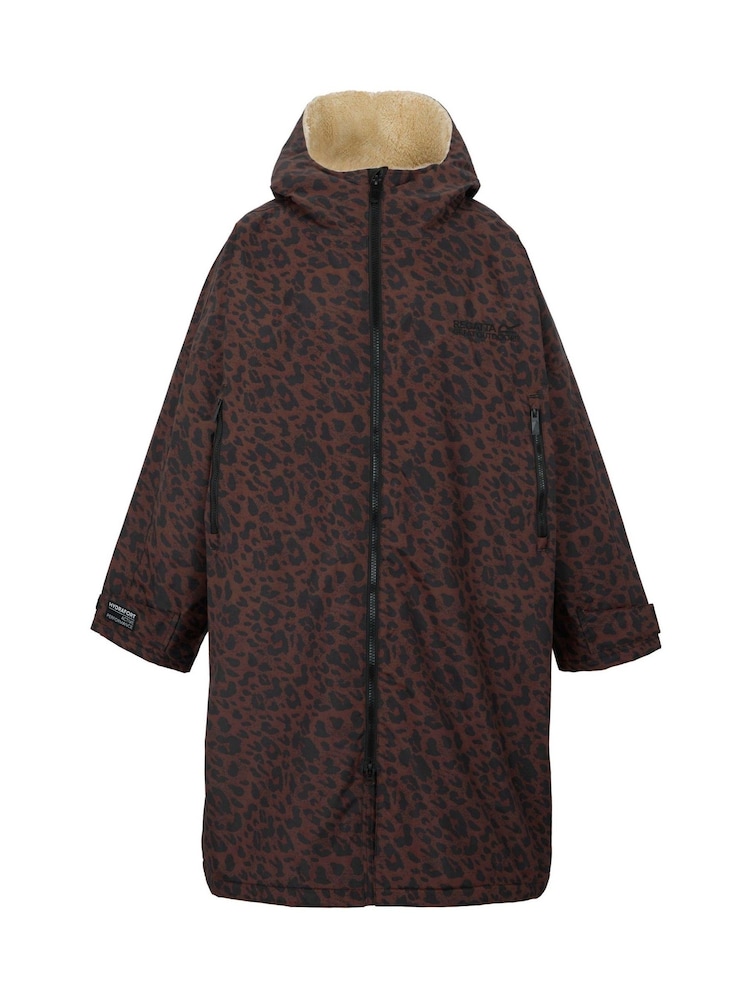 Regatta Brown Adult Waterproof Changing Robe - Image 1 of 5 Regatta Brown Adult Waterproof Changing Robe - Image 1 of 5