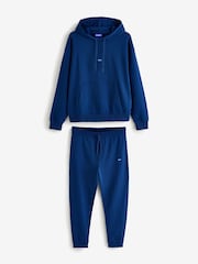 HUGO Blue Regular Fit Nalonso Logo Tracksuit - Image 5 of 7