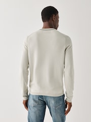 BOSS Natural Regular Fit Ever Crew Neck Jumper - Image 2 of 4