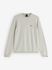 BOSS Natural Regular Fit Ever Crew Neck Jumper - Image 4 of 4