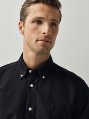 BOSS Black Regular Fit Button Down Oxford Shirt - Image 3 of 4