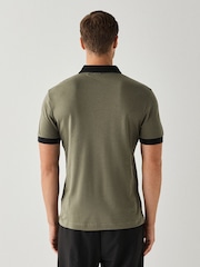 BOSS Green Regular Fit Network Paule Polo Golf Shirt - Image 2 of 3
