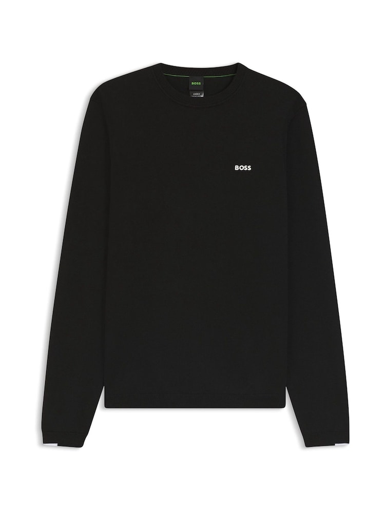 BOSS Black Regular Fit Ever Crew Neck Jumper - Image 1 of 1