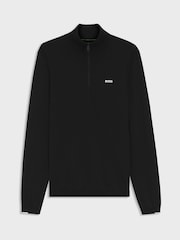 BOSS Black Regular Fit Ever Quarter Zip Jumper - Image 1 of 1