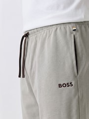 BOSS Brown Regular Fit Logo Stretch Shorts - Image 3 of 4