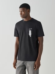 BOSS Black Regular Fit Graphic T-Shirt - Image 1 of 4