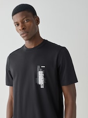 BOSS Black Regular Fit Graphic T-Shirt - Image 3 of 4