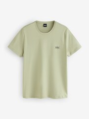 Verde - Camiseta BOSS de Corte estándar con Cuello redondo y logo - Imagen 4 de 4