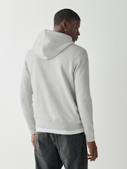 BOSS Grey Regular Fit  Logo Hoodie - Image 2 of 4