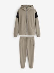 BOSS Green Regular Fit Panel Detail Tracksuit - Image 1 of 3