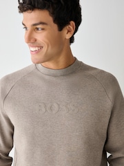 Ruda - BOSS Regular Fit Salbo Logo sportinė palaidinė - 3 paveikslėlis iš 4