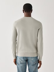 BOSS Natural Regular Fit Kanovano Crew Neck Logo Jumper - Image 2 of 4