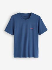 HUGO White/Blue/Black T-Shirts 3 Pack - Image 4 of 5