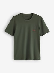 HUGO White/Blue/Black T-Shirts 3 Pack - Image 5 of 5