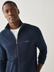 BOSS Navy Regular Fit Logo Tracksuit - Image 3 of 7