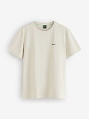 BOSS Neutral/ Brown/ White Crew Neck Short Sleeve T-Shirts 3 Pack - Image 3 of 4