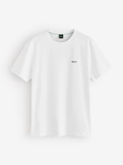 BOSS Neutral/ Brown/ White Crew Neck Short Sleeve T-Shirts 3 Pack - Image 4 of 4