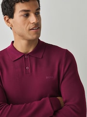 BOSS Red Regular Fit Momentum Knitted Polo Shirt - Image 4 of 5