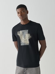 BOSS Regular Fit Momentum Graphic T-Shirt - Attēls 1 no 4