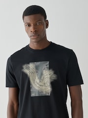BOSS Regular Fit Momentum Graphic T-Shirt - Attēls 3 no 4