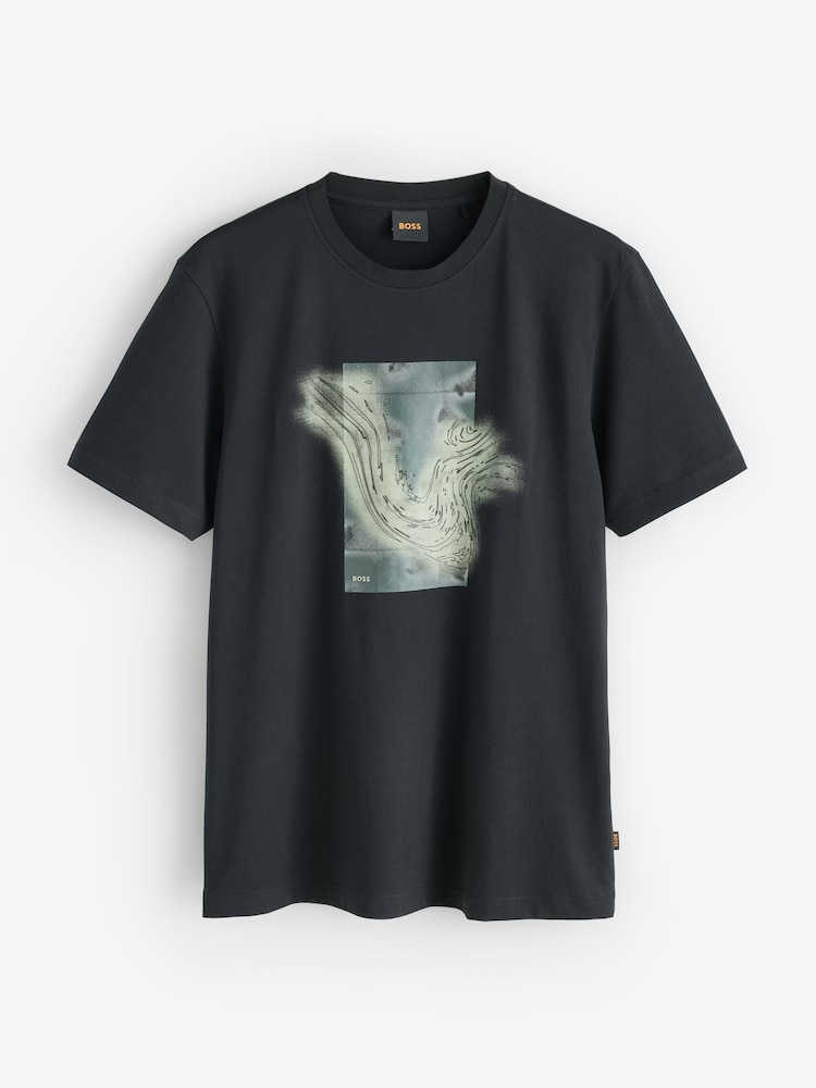 BOSS Regular Fit Momentum Graphic T-Shirt - Attēls 4 no 4