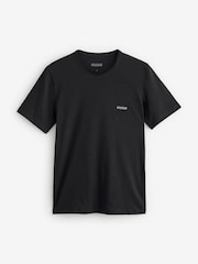 HUGO Black T-Shirts 3 Pack - Image 5 of 7
