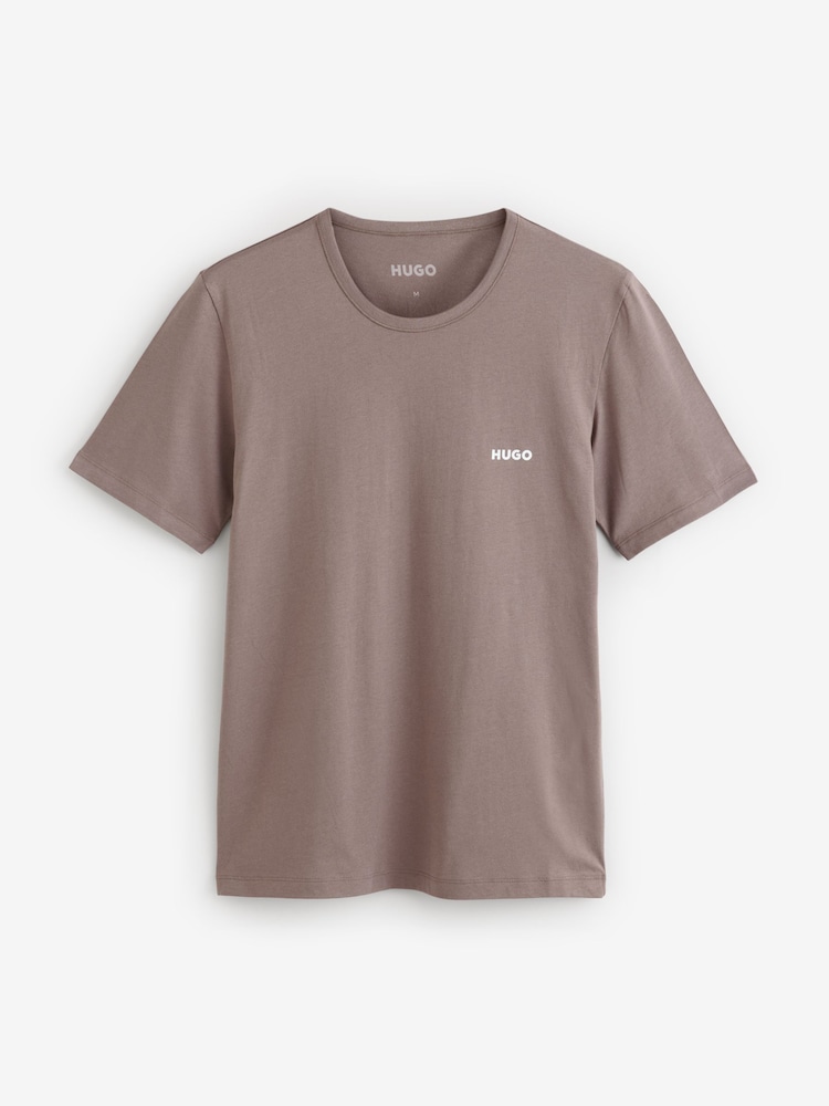 HUGO Black T-Shirts 3 Pack - Image 7 of 7