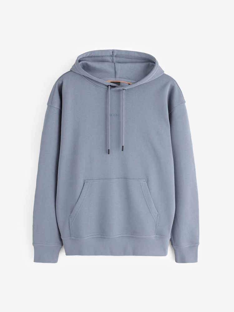Blue Course Commons Buy BOSS Blue Regular Fit Logo Hoodie from Next USA