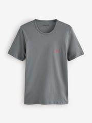 HUGO Red/Grey/Black T-Shirts 3 Pack - Image 5 of 7