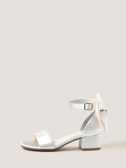 Monsoon Cream Two-Part Bow Heels - Image 1 of 3