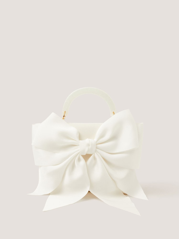 Monsoon Satin Bow Bag - Imagen 1 de 2
