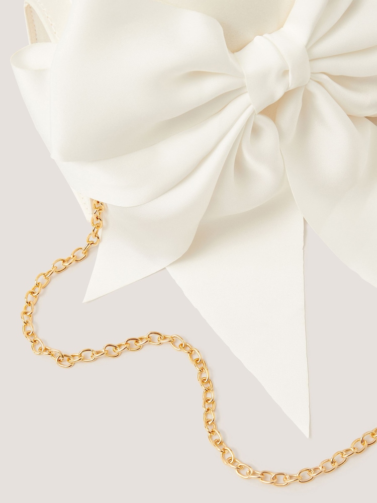 Monsoon Satin Bow Bag - Imagen 2 de 2