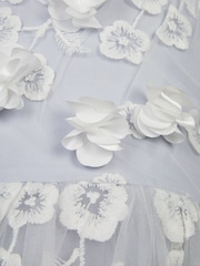 Azul - Monsoon Liza Embroidered Asymmetrical Party Dress - Imagen 3 de 3