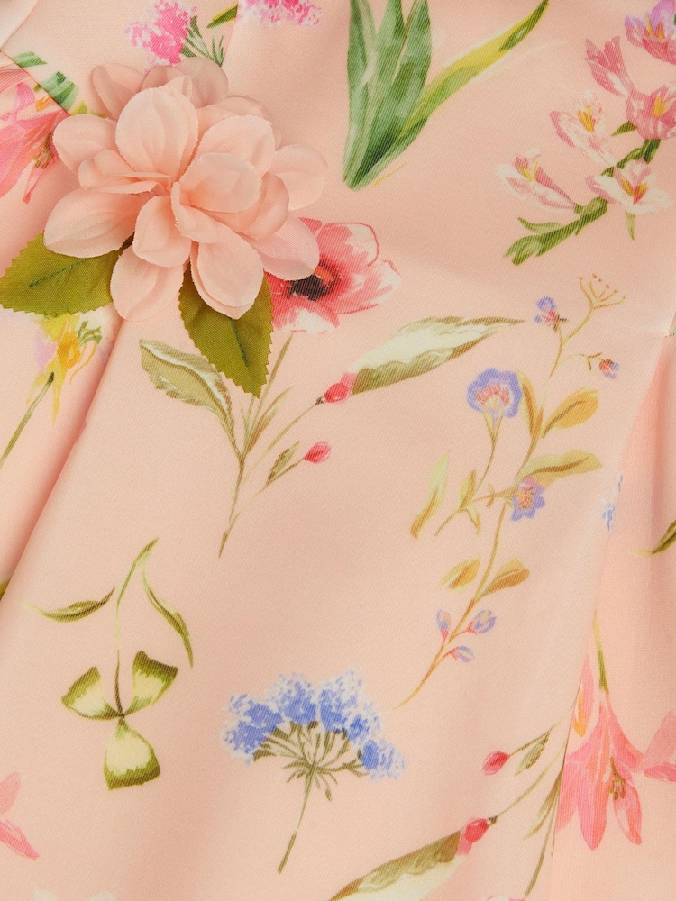 Monsoon Baby Dream Strappy Floral Party Dress - Imagen 2 de 2