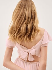 Rosa claro - Monsoon Sully Tie Back Prom Dress - Imagen 2 de 4