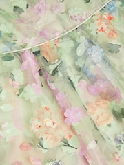 Monsoon Green Baby Eliza Floral Appliqué Party Dress - Image 2 of 2