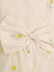 Monsoon White Ingrid Floral Embroidered Tiered Maxi Dress - Image 2 of 2