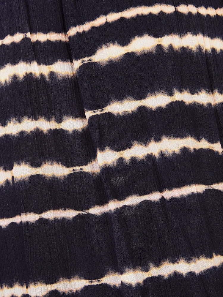 Monsoon Black Tie-Dye Smocked Maxi Dress - Image 2 of 2 Monsoon Black Tie-Dye Smocked Maxi Dress - Image 2 of 2