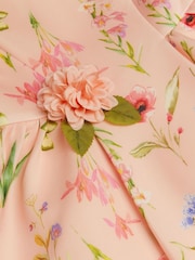 Monsoon Pink Dream Strappy Floral Party Dress - Image 2 of 2