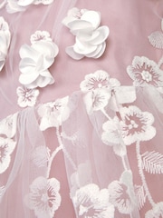 Rosa - Monsoon Liza Embroidered Asymmetrical Party Dress - Imagen 3 de 3