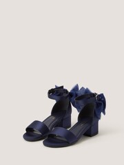 Monsoon Blue Two-Part Bow Heels - Image 2 of 3