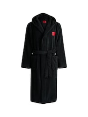 HUGO Box Logo Terry Hooded Robe - Imagen 1 de 1