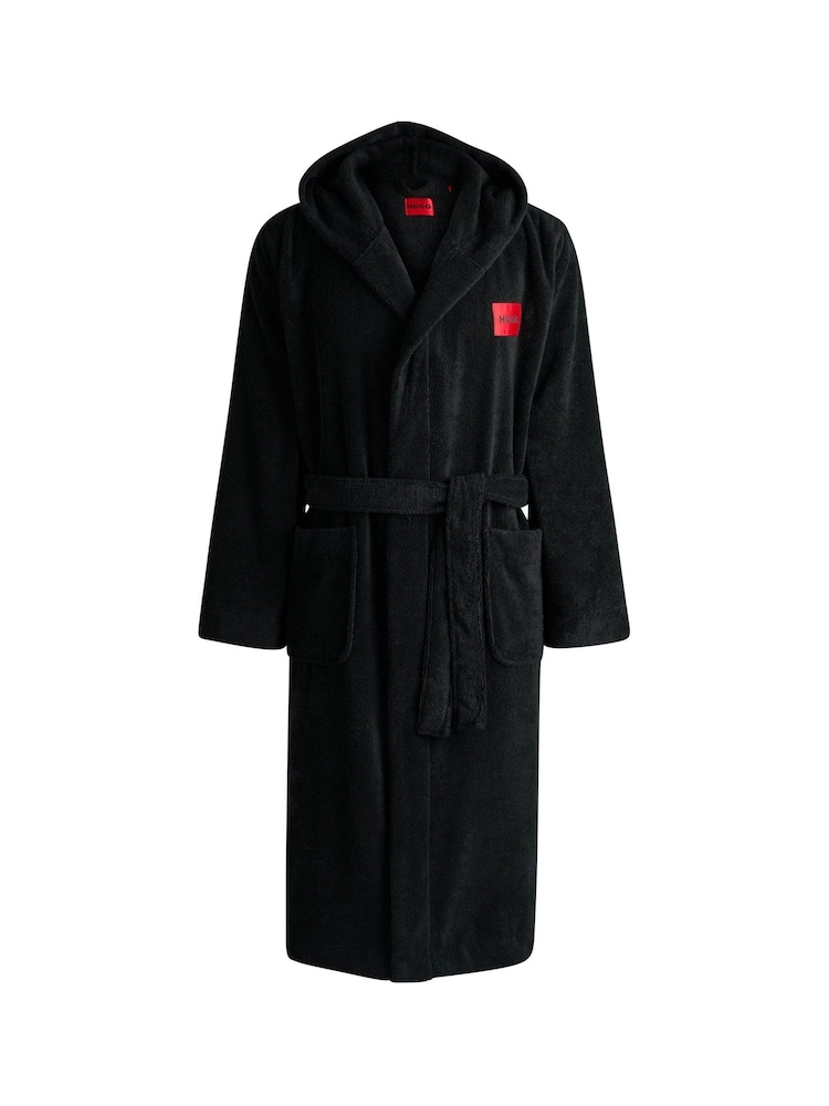 HUGO Box Logo Terry Hooded Robe - Imagen 1 de 1