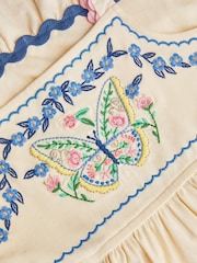 Monsoon Embroidered Butterfly Cut Out Dress - Imagen 2 de 2