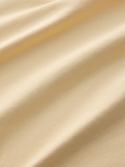 Yellow Soft Touch Slinky V-Neck Ruched Short Sleeve Top - Image 7 of 7