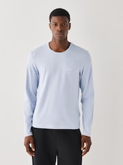 BOSS Blue Classic Long Sleeve T-Shirts 3 Pack - Image 3 of 9